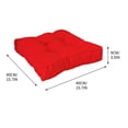 thumbnail image 2 of EGYMEN 40cm 3D Thick Imitation Linen Seat Cushion, Compressed Travel Floor Mat with Candy Colors, 2 of 5