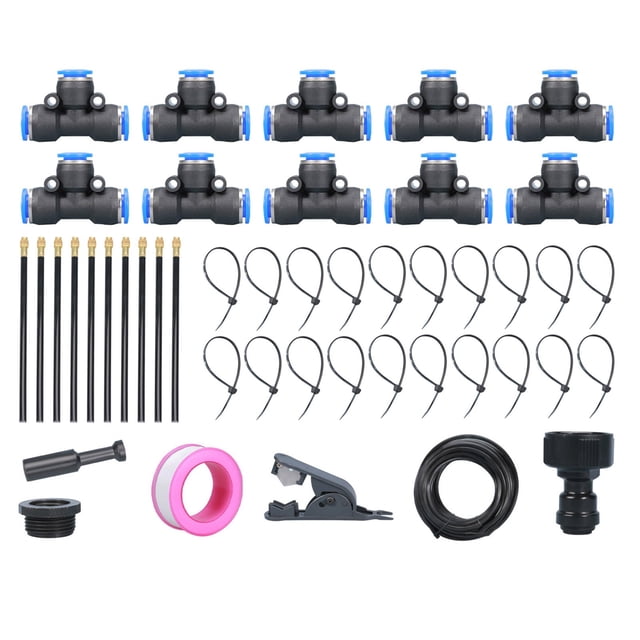 360° Curved Garden Automatic Irrigation System Bendable Garden Watering System Watering Sprinkler System For Outdoor For Garden Yard Greenhouse Irrigation System Irrigation Irrigation Timer Irrigation