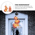 thumbnail image 3 of Miangastore 2Pcs Halloween Decoration Hanging Sign Wood Pumpkin Decoration for Home, 3 of 8