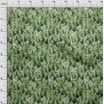 thumbnail image 4 of oneOone Velvet Green Fabric Abstract Face Sewing Craft Projects Fabric Prints By Yard 58 Inch Wide, 4 of 4