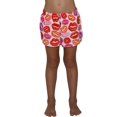 thumbnail image 1 of Up Past 8 Girl's Boxer Shorts Plush Pajama Bottoms Fun Shorts, 1 of 4