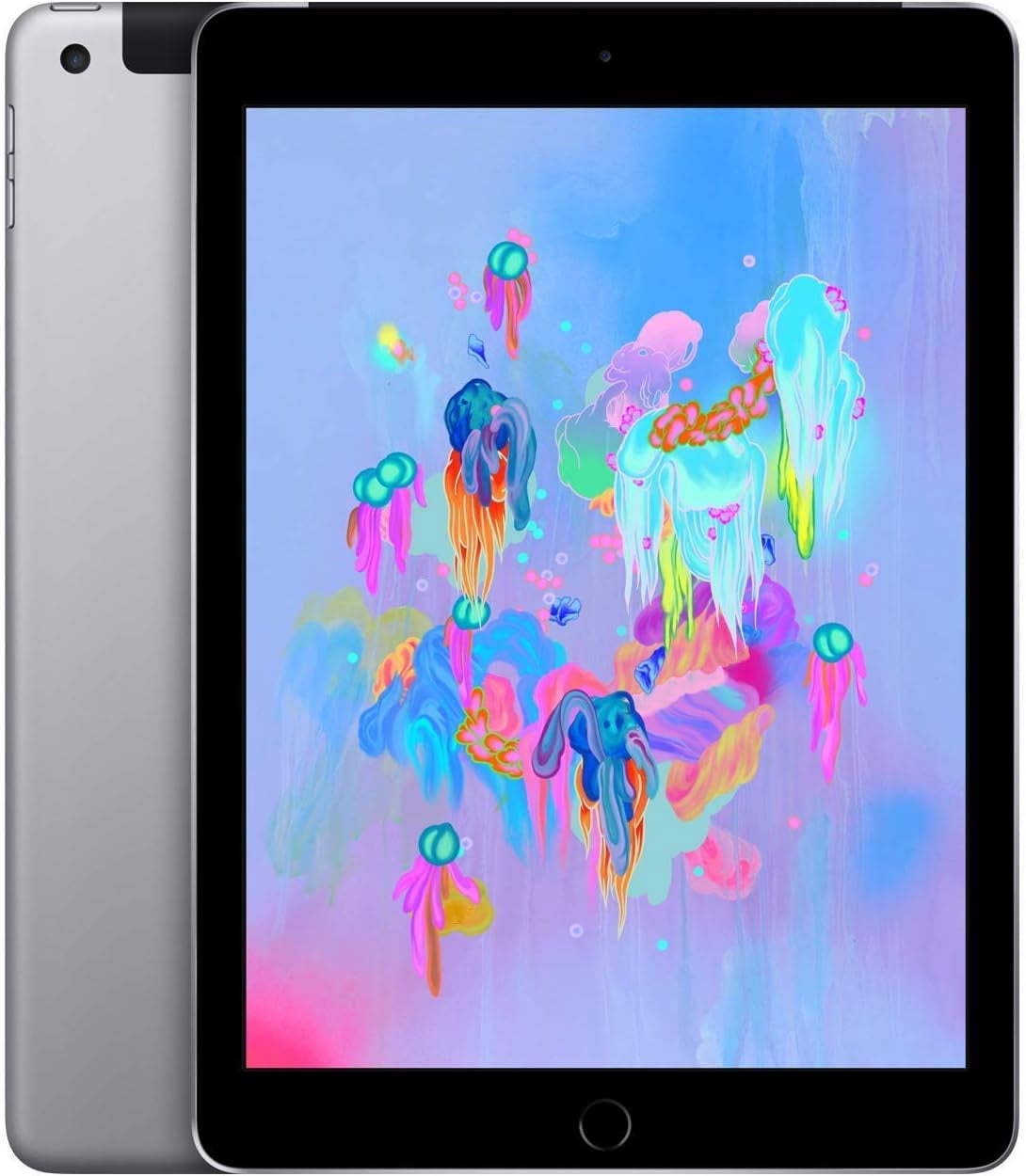 Refurbished Apple iPad 6th Gen 4G - WiFi + Cellular - 128GB - Space Gray iPad (2018) 9.7 Inch - Unlocked - Excellent Condition