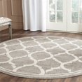 thumbnail image 3 of Safavieh Amherst Collection AMT415R Dark Grey and Beige Indoor,  Outdoor Round Area Rug (7' Diameter), 3 of 4