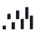 thumbnail image 4 of 7 pcs Ring Stands Set Black Jewelry Organizer Display Stand for Shop Home Showcase, 4 of 6