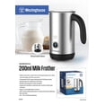 thumbnail image 2 of Westinghouse Milk Frother with Stainless Steel Design, 2 of 5