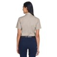 thumbnail image 2 of Harriton Ladies' Easy Blendâ„¢ Short-Sleeve Twill Shirt with Stain-Release, 2 of 3