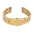 thumbnail image 3 of Quick Release Stainless Steel Watch Band - Double Lock Buckle Strap Gold for Men and Women, 3 of 8