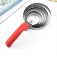 thumbnail image 3 of relayinert Widely Used Horse Scraper Multifunctional Grooming Tool Sturdy And Durable Red red 4 circles, 3 of 6