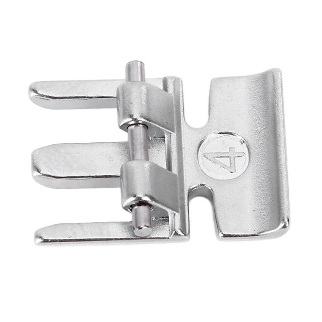ANGGREK Zipper Presser Foot,Zip Zipper Foot Snap On Stainless Steel Sturdy Durable With IDT Zipper Presser Foot For Sewing Machine,Zip Zipper Foot With IDT