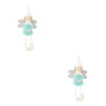 thumbnail image 3 of stanreset Christmas Plush Hanging Angel Hanging Toy Holiday Pendant Decoration blue 2Set, 3 of 6