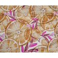thumbnail image 5 of oneOone Polyester Spandex Orange & Pink Fabric Leaves & Lemon Craft Projects Decor Fabric Printed By The Yard 56 Inch Wide, 5 of 5