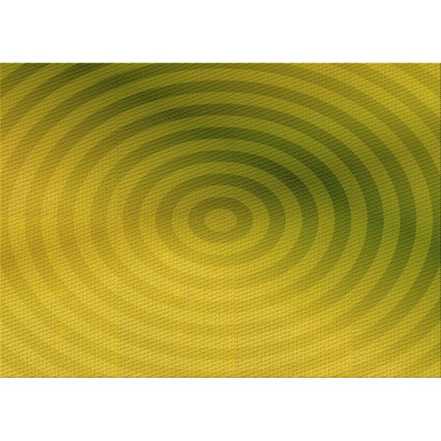 Ahgly Company Tapis d'Intérieur Lavables en Machine Rectangle Transitionnel Vert Jaune Foncé, 5' x 7'