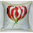 thumbnail image 1 of Betsy Drake ZP482 Red Lily Throw Pillow- 22 x 22 in., 1 of 1