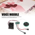 thumbnail image 4 of Module Sonore Enregistrable, Support Enregistrement Répété Carte de Vœux Module 10cm Clé de Câble Minutes pour Festival Anniversaire, 4 of 7