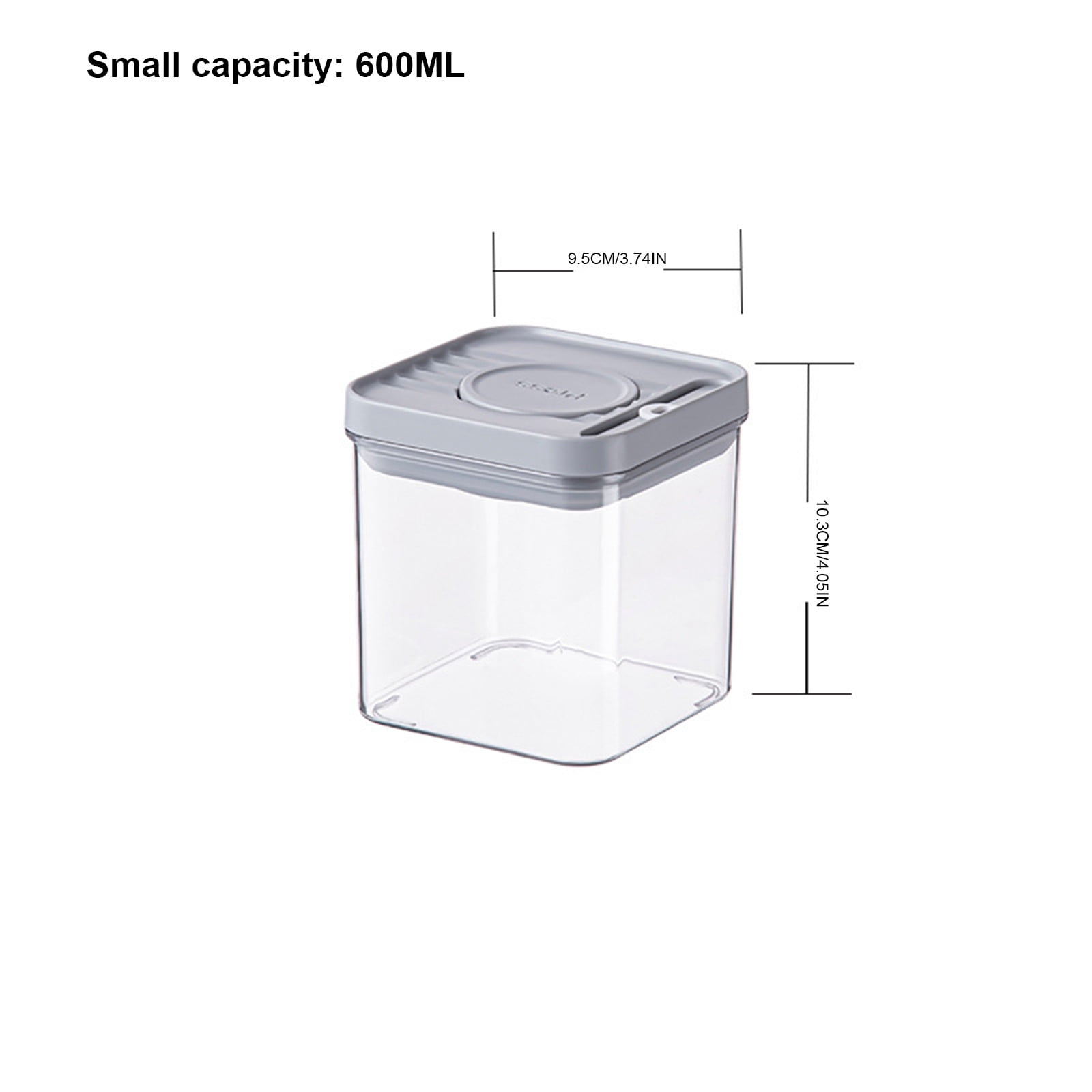 Food Storage Containers Food Grade Pet Transparent Plastic Press Sealed Can Leakproof Storage Can Pet Food Storage Containers