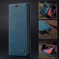 thumbnail image 2 of KOMI Wallet Case for Samsung Galaxy S10 Plus, Premium PU Leather Case Vintage Matte Wallet Flip Cover [Card Slots] [Magnetic Closure] Stand Function Folio Shockproof Full Protection Blue, 2 of 5