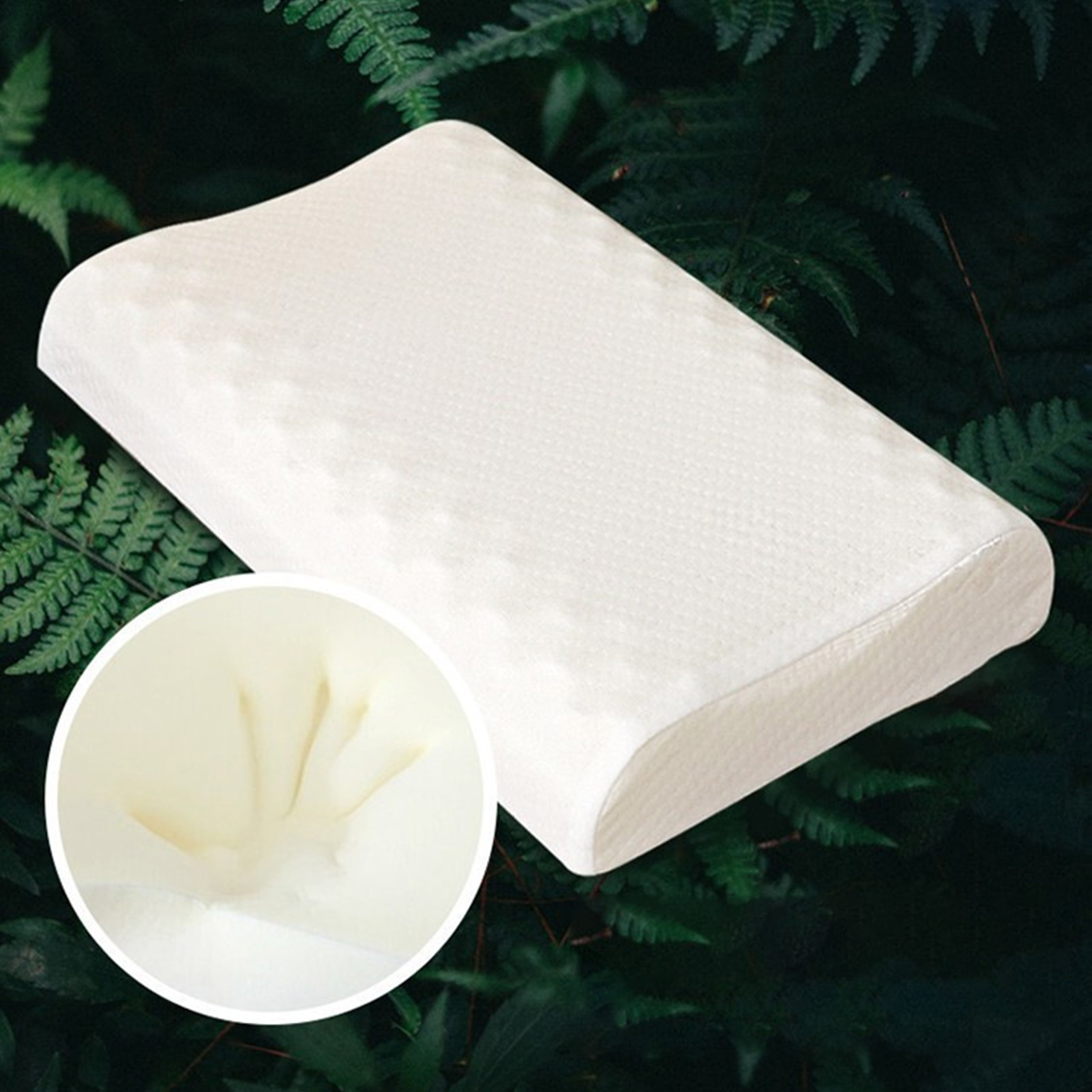 Latex Bed Pillow, Latex Pillow Fit Cervical  for Sleeping