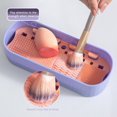 thumbnail image 2 of Makeup Brush Storage Box Portable Brush Storage Organizer Cosmetic Brush Washer Machine Eyebrow Pencil Makeup Tools, 2 of 8