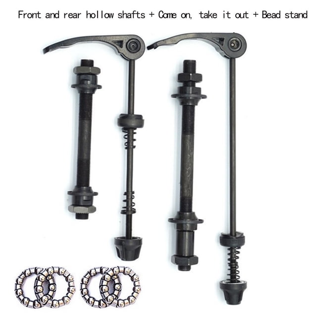 Bike Bicycle Axle Front Rear Quick Release Skewers with 25Mm(1/4) Hub Bearings