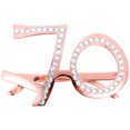 thumbnail image 1 of Miangastore Numeric Birthday Eyeglasses 70th Birthday Party Eyewear Photo Booth Prop, 1 of 9