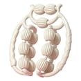 thumbnail image 1 of E-114 White Leg Muscle Massager Roller Circular Design Double Row For Relaxation Performance Gear, 1 of 4