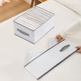 thumbnail image 1 of Meitianfacai Clothes Organizer Storage Box, Foldable Clothing Storage Box Wardrobe Classification Container Household Clothing Bedroom Socks Pants Drawer Organizers, 1 of 7