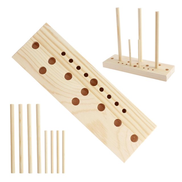 SHAGUOZHOU Outil de Fabrication de Nœuds pour Créateur de Rubans Outil Décoratif Réglable avec Bâtons de Planche Outil de Fabrication de Nœuds pour Couronne de Rubans