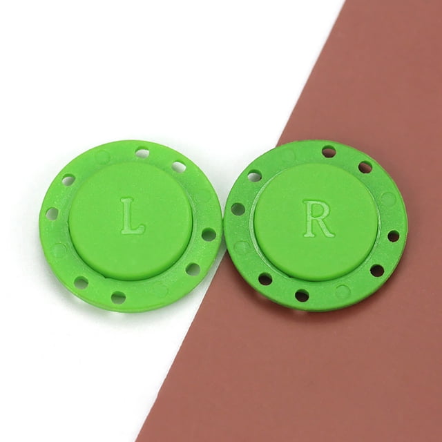 Qiopertar Magnetic Button, Heavy Duty Round Concealed Magnetic Snaps with Strong Magnet, Sew On Clothes Fasteners for Coat Cardigan Blazer
