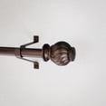 thumbnail image 3 of Mainstays 3/4" Bronze Marengo Knob Adjustable Single Curtain Rod Set, 30"-84", 3 of 7