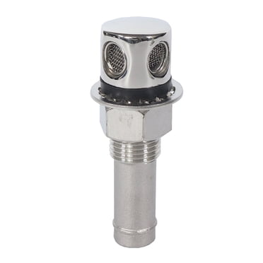 SHISUYAN Stainless Steel Boat Gas Tank Vent Water Fuel Refill Vent Hole for Boat Yacht (Silver)