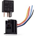 thumbnail image 2 of Car Relay With Socket Holder - 12v 30 Apm 5 Pin Changeover Relay Kits (2 Pack), 2 of 5