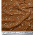 thumbnail image 1 of Soimoi Georgette Viscose Fabric Star,Knife & Circus Dog Cartoon Decor Fabric Printed Yard 42 Inch Wide, 1 of 3