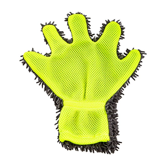 FlyFlise Gant de Lavage de Voiture Multifonctionnel en Microfibre Ultra Portable en Forme de Paume Anti-Rayures