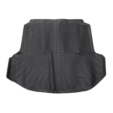 Unique Bargains Tapis de Coffre Cargo pour Volkswagen Jetta 2019-2024 Noir TPE 1 Pce Motif à Rayures Antidérapant Arrière