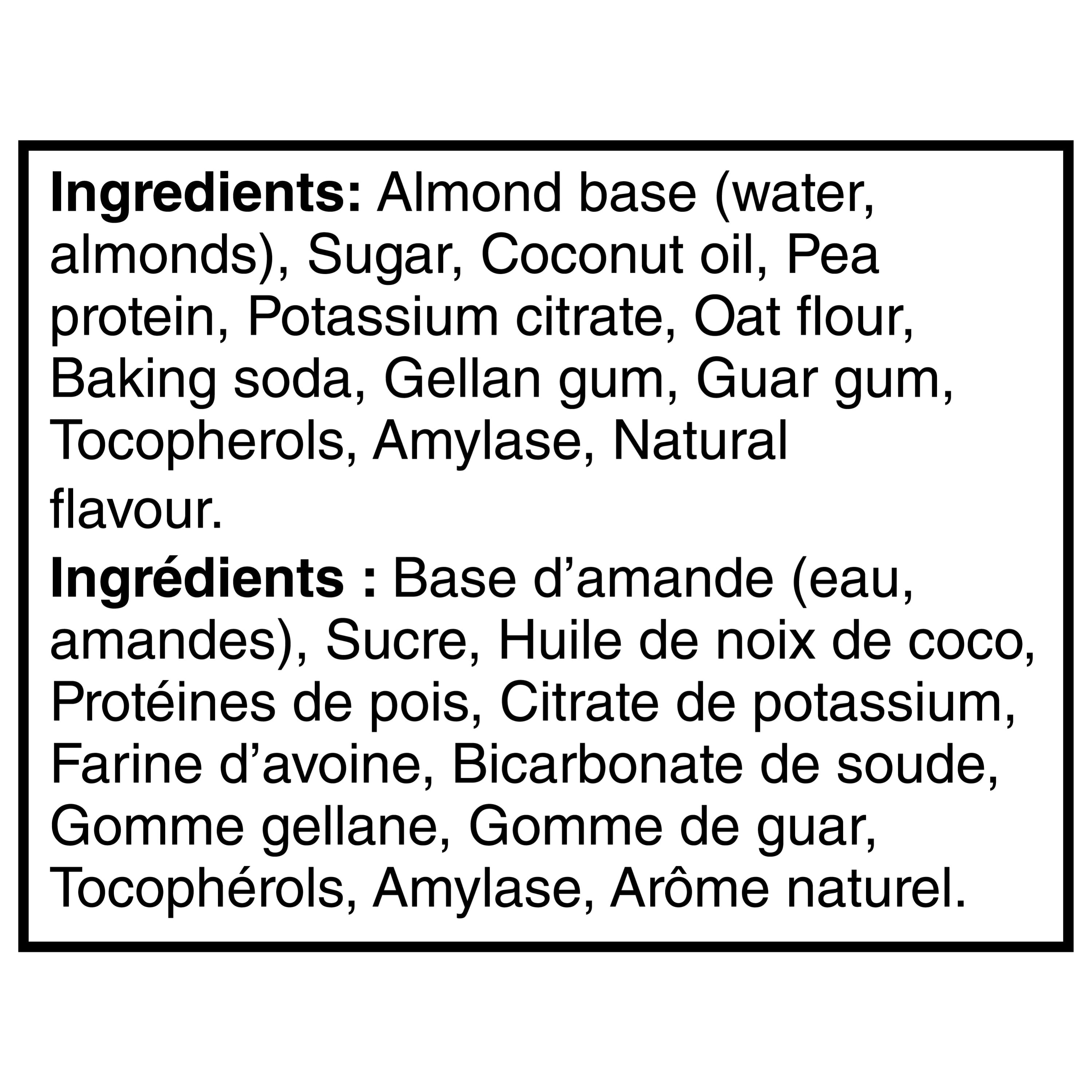STARBUCKS Rehausseur de café non laitier, vanille, mélange d’amandes et d’avoine, végétalien