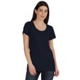 thumbnail image 1 of Inkmeso Inkmeso T-shirt à Encolure Dégagée pour Femmes à Manches Courtes d'Été, T-shirt Basique, 1 of 7