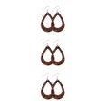 thumbnail image 1 of QualitChoice Leopard Print Earrings Body Decoration Water Drop Ear Dangles Birthday Gift Type 4 3Set, 1 of 6