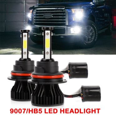 For Ford F-150 1992-2003 Headlights 20000LM 9007 HB5 High and Low Beam Led Bulbs 2pc