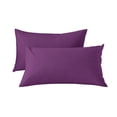 thumbnail image 2 of Staron Cooling Pillow Cases Queen Size Set of 2, All Season Breathable Cooling Pillowcases with Envelope Closure for Hot Sleepers, Purple Pillow Cases, 2 of 6
