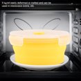thumbnail image 3 of Silicone Lunch Box, Leak Proof Round Bento Lunch Box, Silicone Bento Box Adults For Kids, 3 of 8