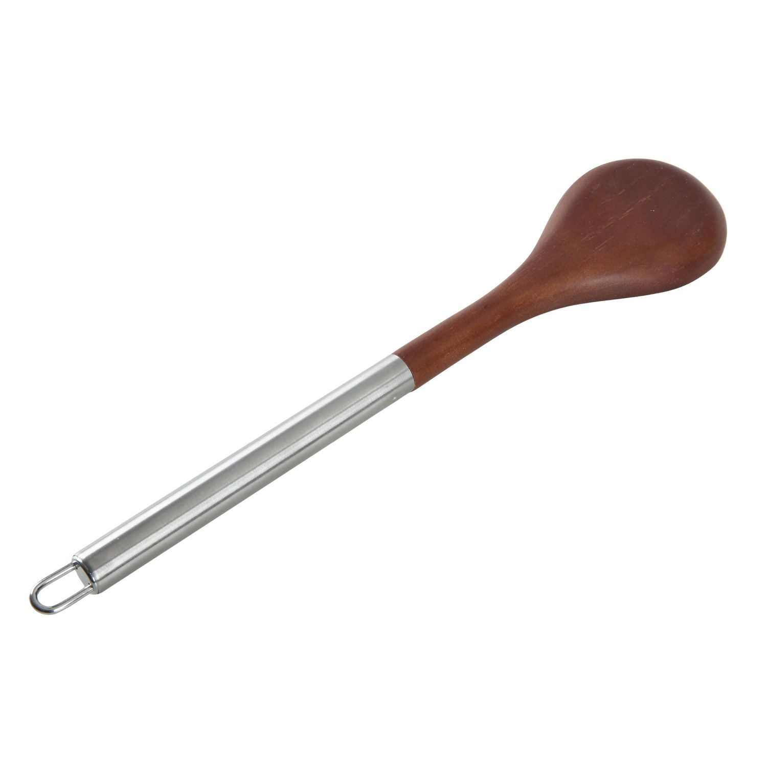 Mainstays Acacia Wood and Stainless Steel Solid Spoon