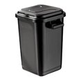 thumbnail image 3 of DimyFew Trash Can Garbage Can Rectangular Waste Bin Double Handle Rubbish Container Spacious Design Tall Ergonomic Sturdy PP Suitable for Indoor Outdoor Kitch With Lid Size L, 3 of 8