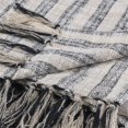thumbnail image 4 of Pemberly Row Transitional Cotton Black 50"x70" Throw Blanket, 4 of 5