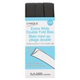 thumbnail image 1 of UNIQUE Extra-Wide Double-Fold Bias Tape - Dark Grey, 15-16 mm (0.63 in) × 2.75 m (3.01 yd), polycoton, 1 of 3