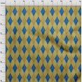 thumbnail image 4 of oneOone Velvet Medium Blue Fabric Argyle Craft Projects Decor Fabric Printed By The Yard 58 Inch Wide, 4 of 4