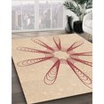 thumbnail image 3 of Ahgly Company Tapis d'Intérieur Lavables à la Machine, Carrés, Style Transitionnel, Mocassin Beige, Tapis de Zone, 3 Pieds Carré, 3 of 7