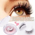 thumbnail image 3 of HAHDAXIA Faux Cils « Glazy Boo », Cils « Glazy Boo » pour les Yeux, Cils Adhésifs Réutilisables, Cils Auto-Adhésifs Réutilisables Auto-Adhérents, Cils Auto-Adhésifs Réutilisables Aspect Naturel, Sans Colle E, 3 of 6