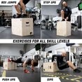 thumbnail image 4 of GoSports Fitness 3 en 1 Réglable Fitness Bois Plyo Cross Training Launch Box, 4 of 6
