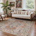 thumbnail image 1 of KUETH 8X10 Area Rugs Machine Washable Rugs for Living Room, Non Slip Throw Rug with Rubber Backing, Rug for Entryway、Bedroom、Kitchen、Floor and Dining Room, 1 of 5