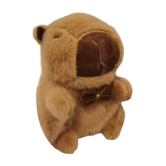 Jindong Original Capybara Microwavable Weighted Stuffed Animal 2 Heating Plush for Plushies Toys for Kids Brown 9 Inch